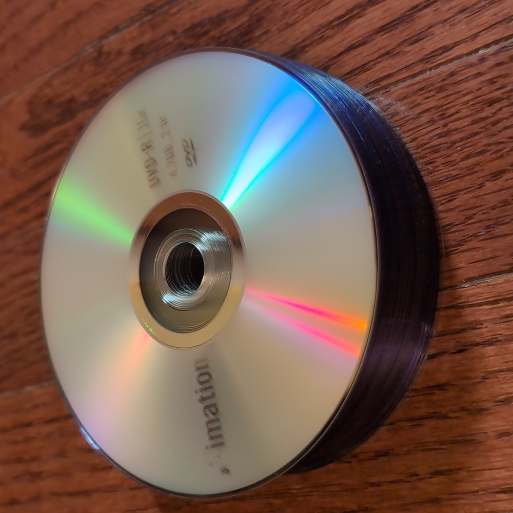 imation DVD-R 16x 4.7gb 2hr Stack of 25